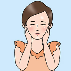 自然に引き締まる